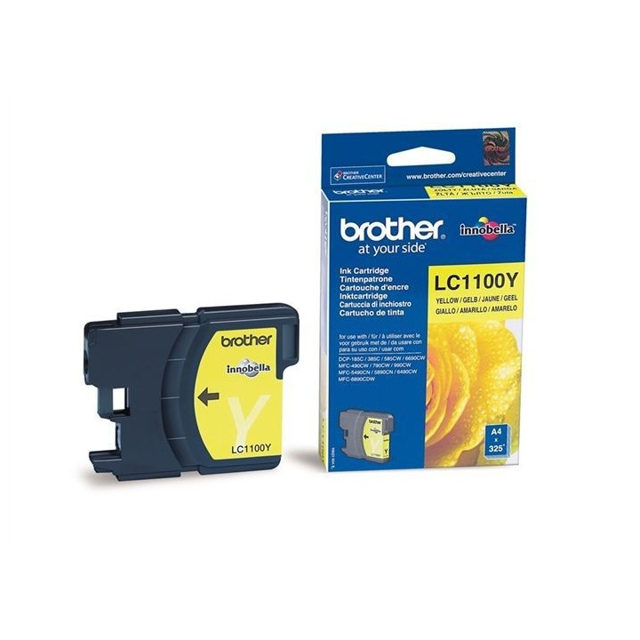 Brother LC1100Y Cartouche d'encre Jaune