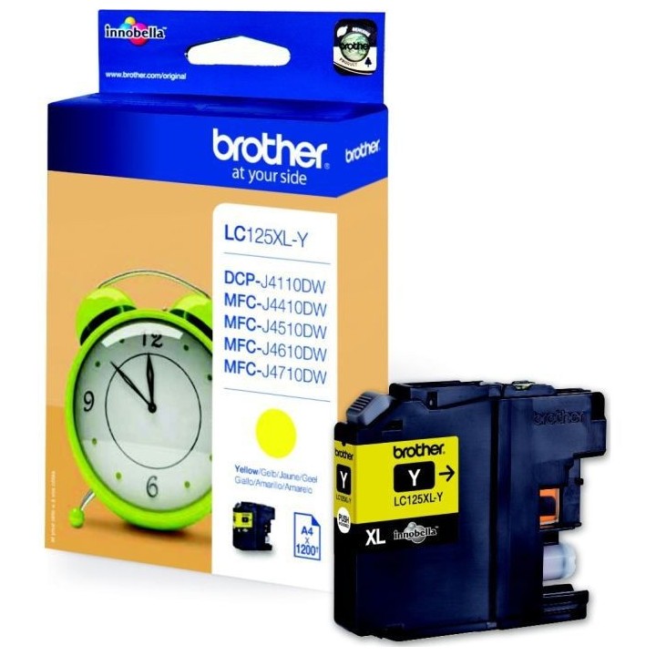 Brother LC125XLY Cartouche d'encre Jaune