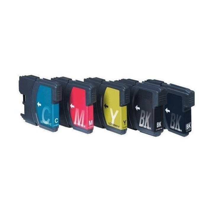 Brother LC980 Cartouches d'encre Multipack Coul...