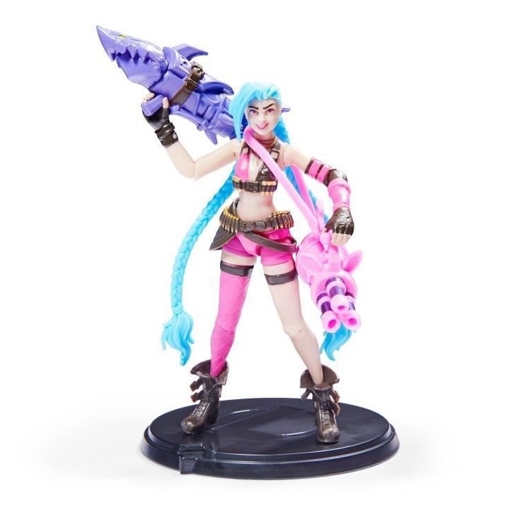 LEAGUE OF LEGENDS - FIGURINE 10 CM JINX OFFICIELLE - 6062258 - Avec 12