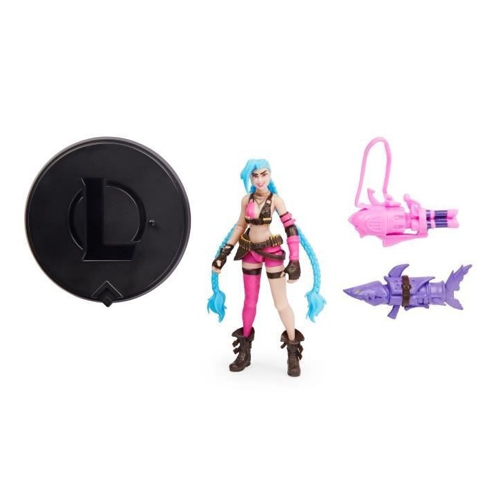 LEAGUE OF LEGENDS - FIGURINE 10 CM JINX OFFICIELLE - 6062258 - Avec 12