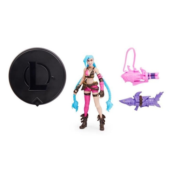 LEAGUE OF LEGENDS - FIGURINE 10 CM JINX OFFICIELLE - 6062258 - Avec 12