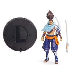 LEAGUE OF LEGENDS - FIGURINE 10 CM YASUO OFFICIELLE - 6062259 - Avec 12 points d'articulation & Accessoires - Jouet Collection