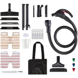 POLTI VAPORETTO LECOASPIRA FAV70 - Nettoyeur vapeur avec aspirateur intégré - filtration HEPA - 5,5 BAR - 15 accessoires