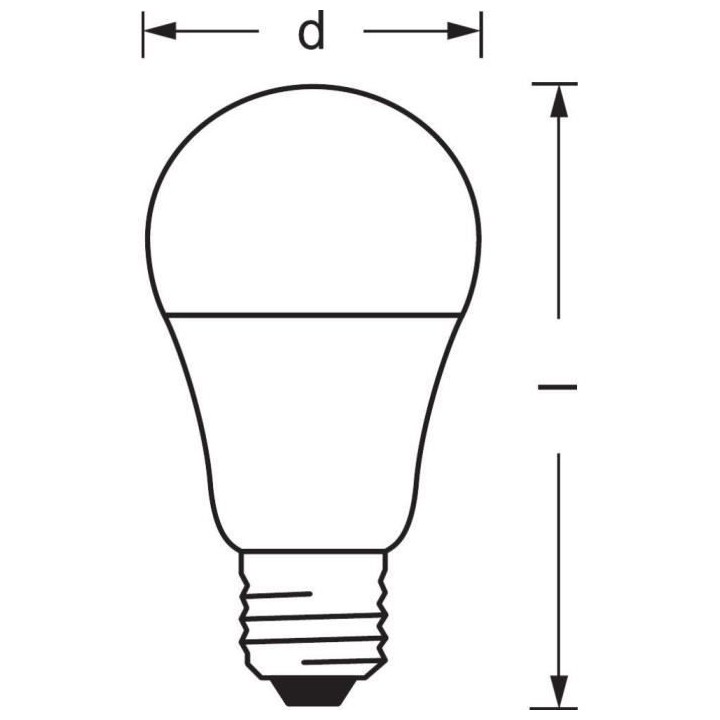 LEDVANCE Ampoule SMART+ ZigBee STANDARD DEPOLIE 60W E27