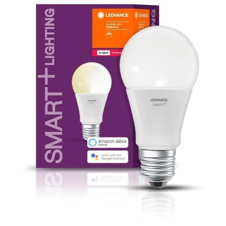 LEDVANCE Ampoule SMART+ ZigBee STANDARD DEPOLIE 60W E27