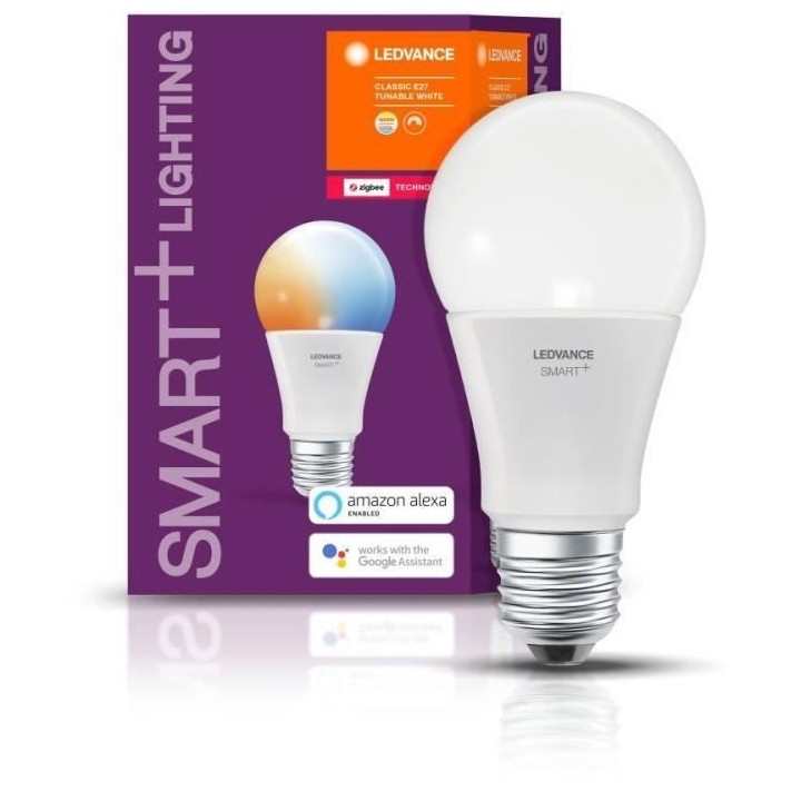LEDVANCE Ampoule SMART+ ZigBee STANDARD DEPOLIE 60W E27 VARIATION DE B