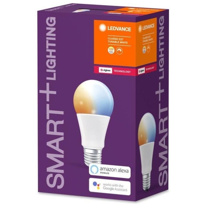 LEDVANCE Ampoule SMART+ ZigBee STANDARD DEPOLIE 60W E27 VARIATION DE B