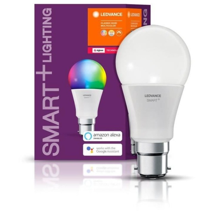 LEDVANCE Ampoule SMART+ ZigBee Standard - 60 W - B22 - Couleur changea