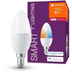 LEDVANCE Ampoule SMART+ ZigBee FLAMME DEPOLIE 40W E14 VARIATION DE BLANCS