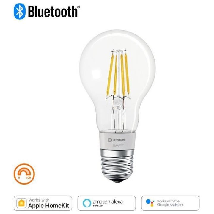 LEDVANCE Ampoule Smart+ Bluetooth STANDARD FIL 60W E27 PUISSANCE VARIA