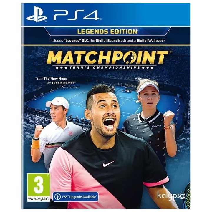 Matchpoint - Tennis Championships Legends Editions Jeu PS4