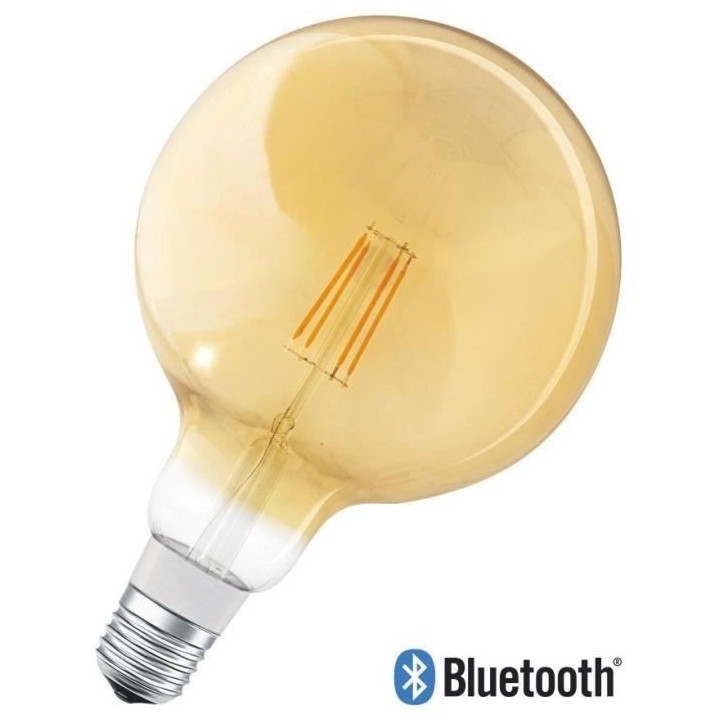 LEDVANCE Ampoule Smart+ Bluetooth GLOBE FIL OR 60W E27 PUISSANCE VARIA