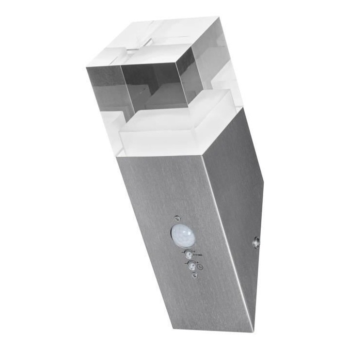 ENDURA STYLE CRYSTAL TORCH SENSOR Applique Extérieure 5w 400lm - Acie