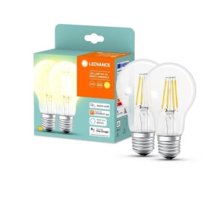 LEDVANCE Lot de 2 Ampoules LED connectées SMART+ Bluetooth filament c