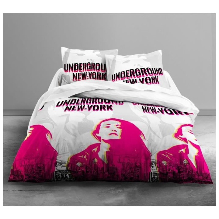 TODAY Parure de couette Only Underground Love - 1 housse de couette 22
