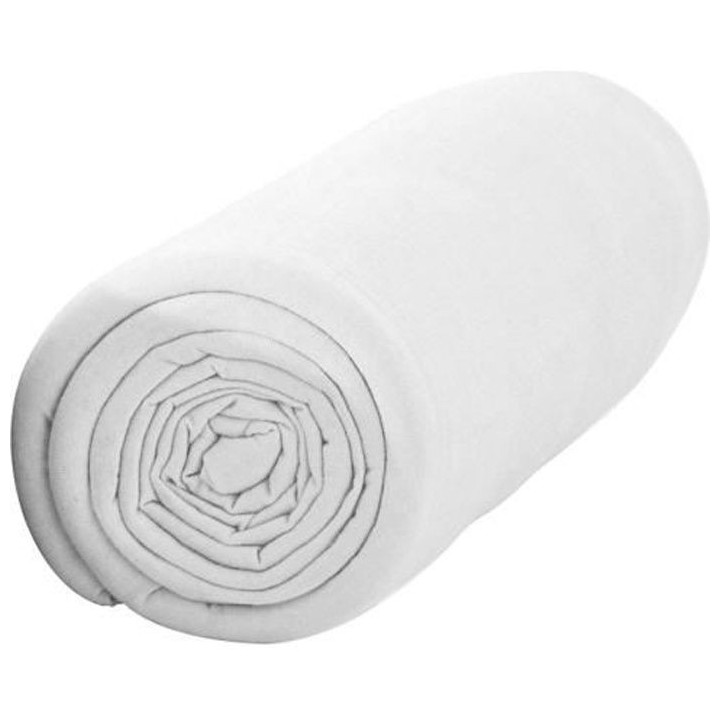 TODAY Drap Housse 180X200 2 personnes Percale uni blanc PREMIUM TODAY