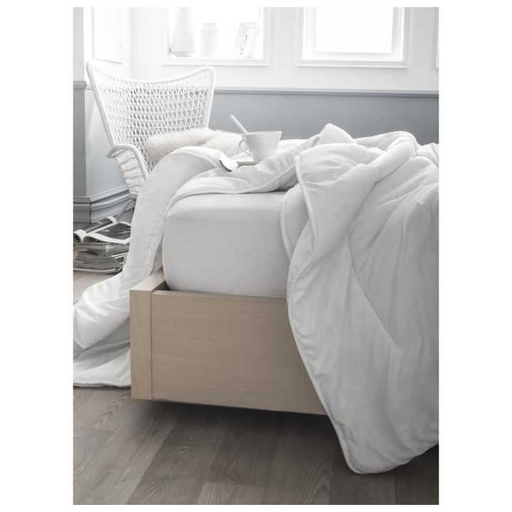 TODAY Protege matelas molleton 90x190 cm blanc TODAY