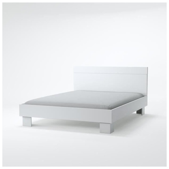 TODAY Drap housse 100% coton - 140 x 190 cm - Zinc TODAY