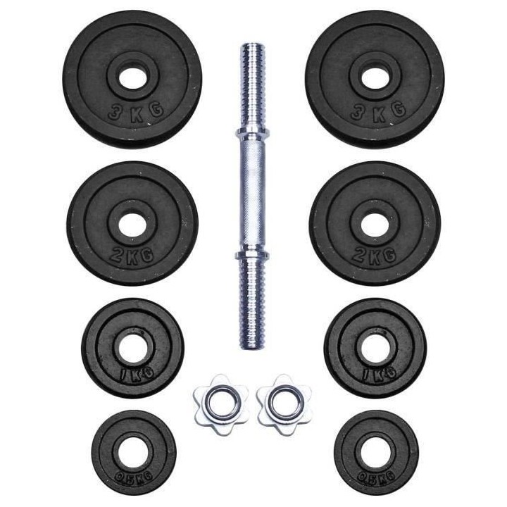 AVENTO HALTERE 15KG A DISQUES ACIER