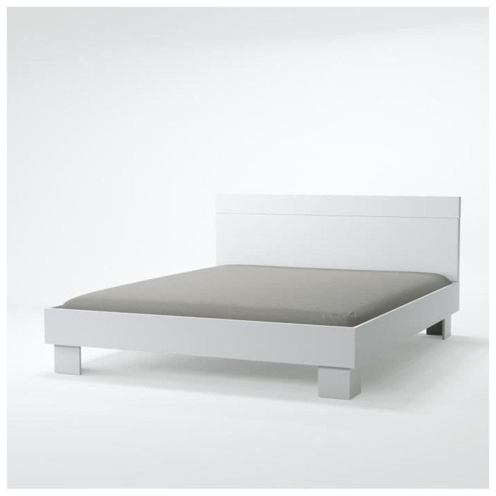 TODAY Drap housse 100% coton - 160 x 200 cm - Mastic TODAY