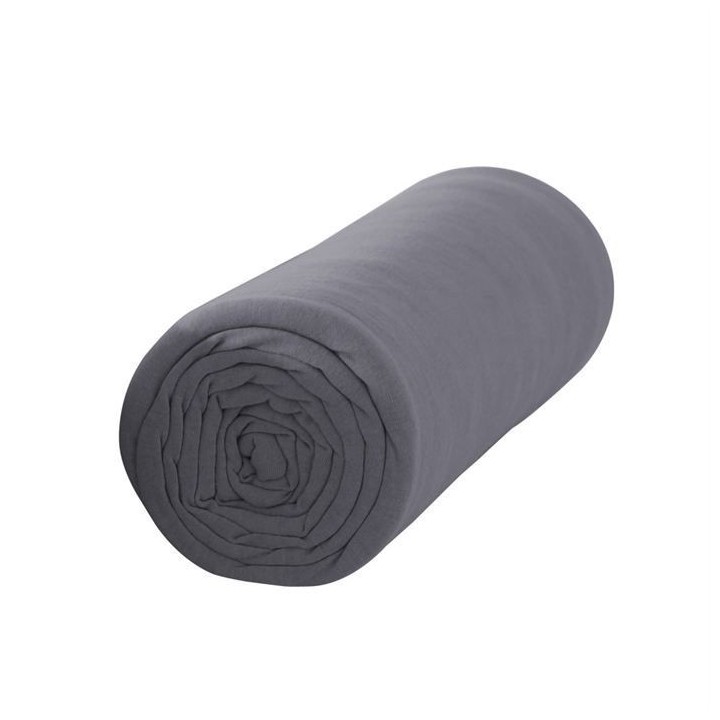 TODAY Drap housse 100% coton - 160 x 200 cm - Canon de fusil TODAY