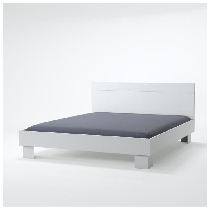 TODAY Drap housse 100% coton - 160 x 200 cm - Canon de fusil TODAY