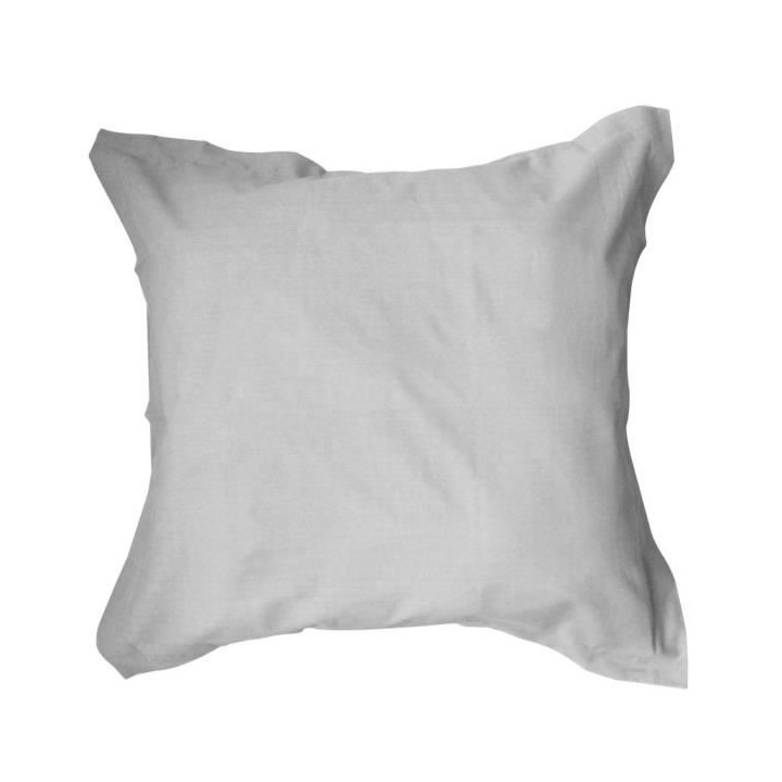 TODAY Taie d'oreiller 100% coton - 75x75 cm - Zinc TODAY
