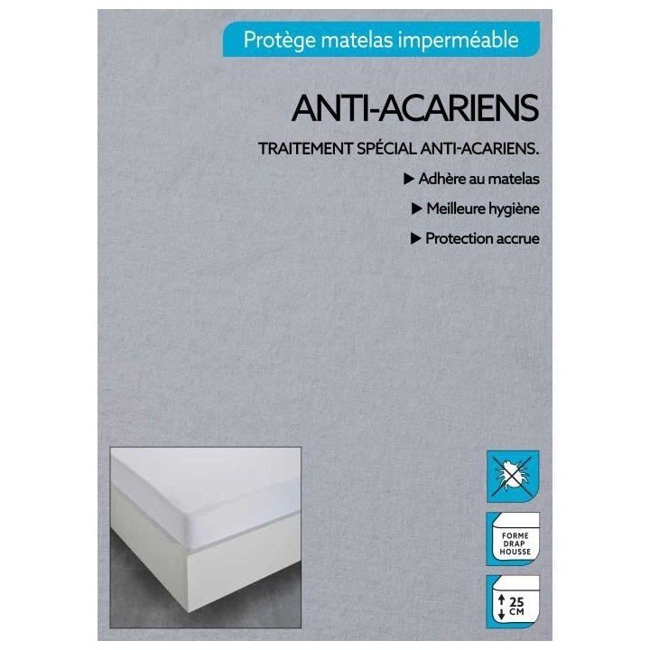 TODAY Protege Matelas / Alese Imperméable Anti-Acariens 160x200cm - 1
