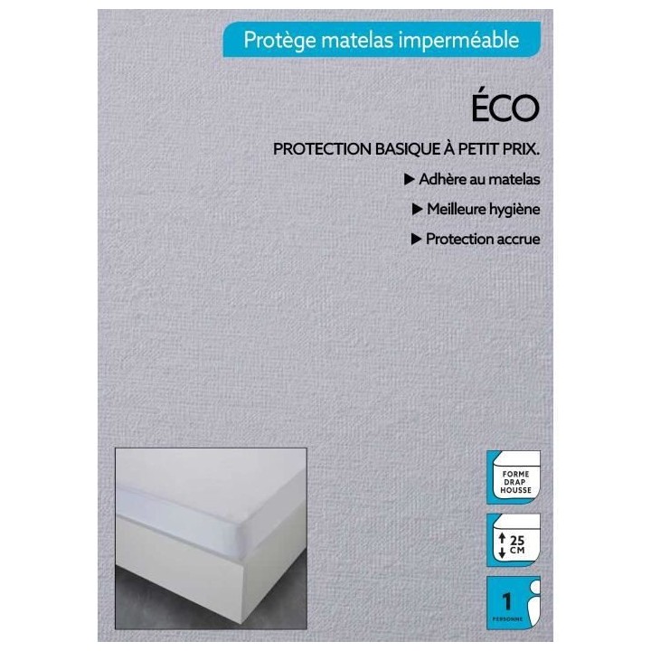 TODAY Protege Matelas / Alese Imperméable Eco 160x200cm - 100% Polyes