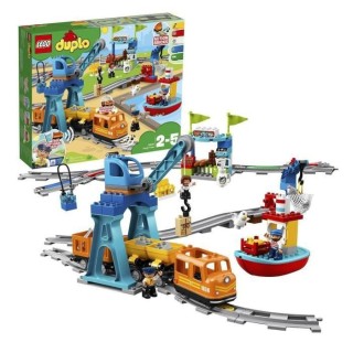 LEGO 10875 DUPLO Le Train De Marchandises, Jeu Avec Son Et Lumiere, Gr