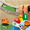 LEGO 10875 DUPLO Le Train De Marchandises, Jeu Avec Son Et Lumiere, Grue avec télécommande Jouet Pour Enfant 2-5 Ans