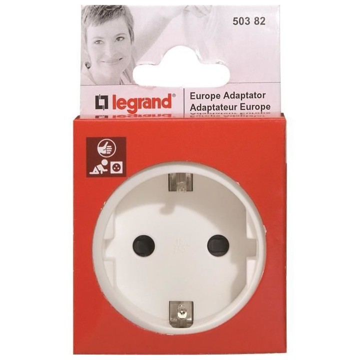 LEGRAND Adaptateur allemand pour socle français