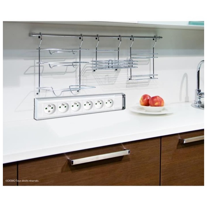 LEGRAND Bloc multiprise fixable sans cordon 6P