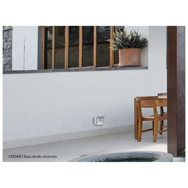 Prise étanche 2P + T PLEXO complet en saillie 16 A IP 55 - LEGRAND 06