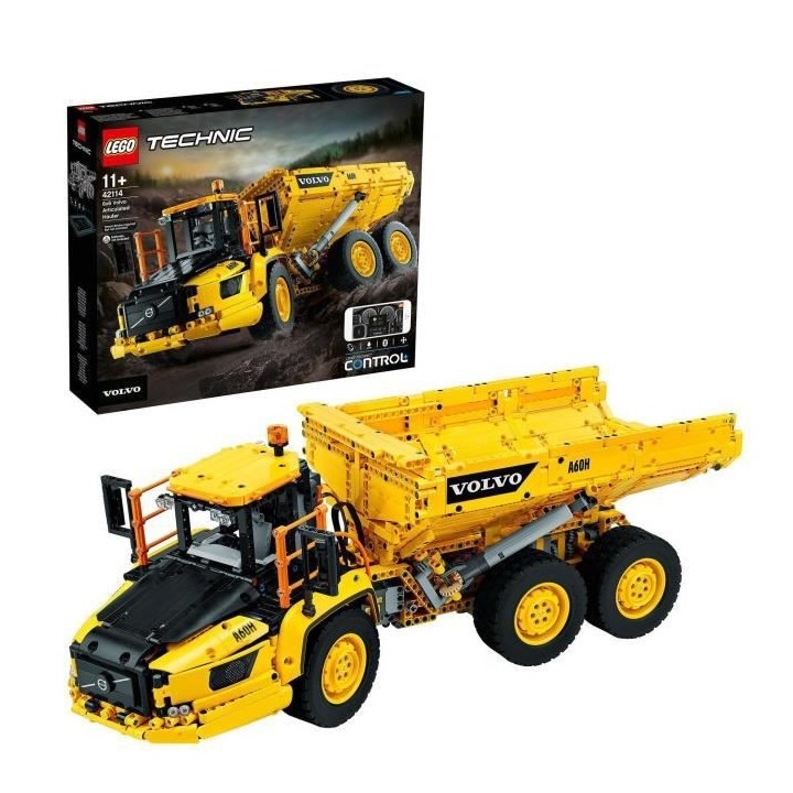 LEGO 42114 Technic Le Tombereau Articulé Volvo 6x6, Jouet Camion Tél