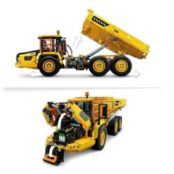 LEGO 42114 Technic Le Tombereau Articulé Volvo 6x6, Jouet Camion Télécommandé, Véhicule de Chantier, Set de Construction