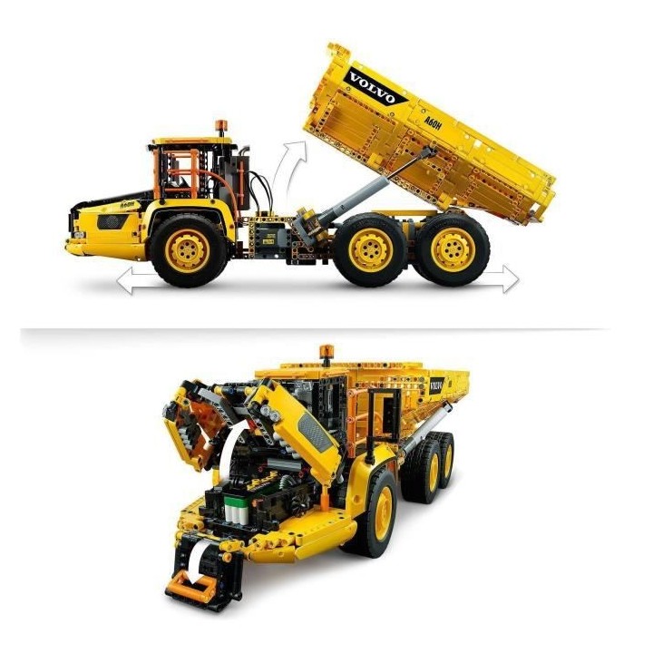 LEGO 42114 Technic Le Tombereau Articulé Volvo 6x6, Jouet Camion Tél