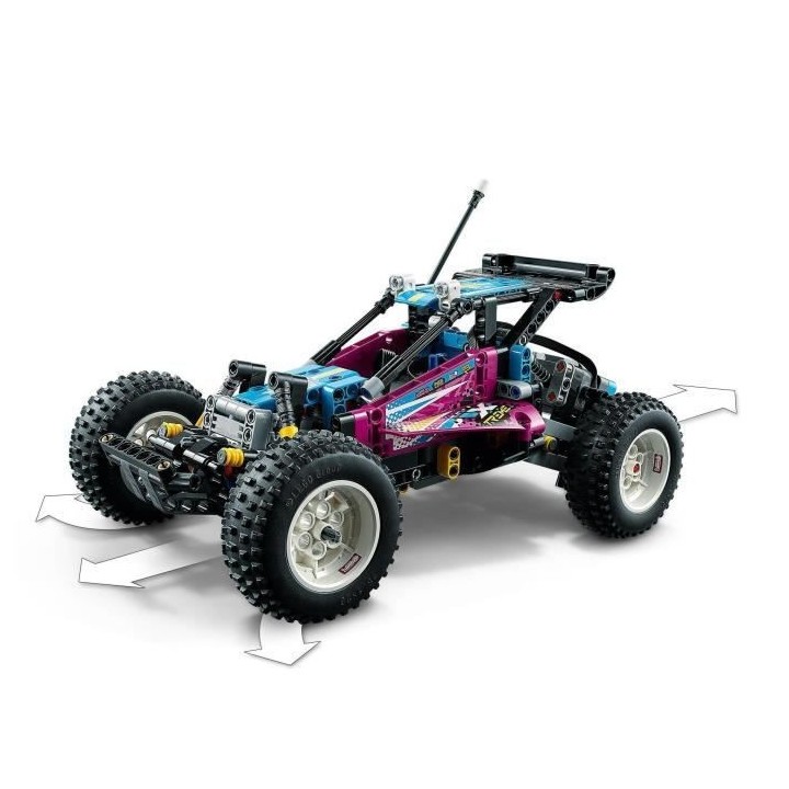 LEGO 42124 Technic Buggy Tout-Terrain Set avec Appli CONTROL+ Jouet Vo