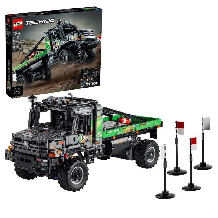 LEGO 42129 Technic Le Camion d'Essai 4x4 Mercedes-Benz Zetros, Voiture
