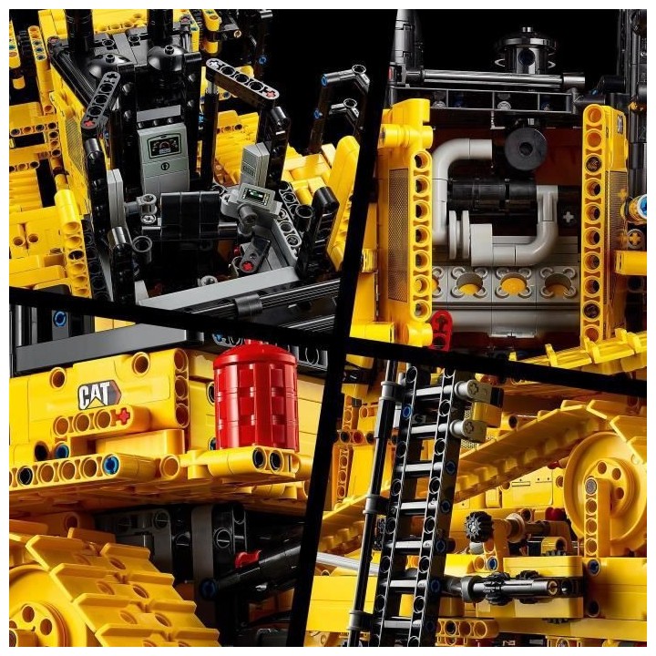 LEGO 42131 Technic Bulldozer D11 Cat Véhicule de Chantier Télécomma