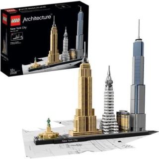 LEGO Architecture 21028 New York, Construction Maquette Miniature, Sta