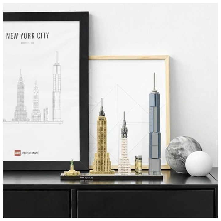 LEGO Architecture 21028 New York, Construction Maquette Miniature, Sta