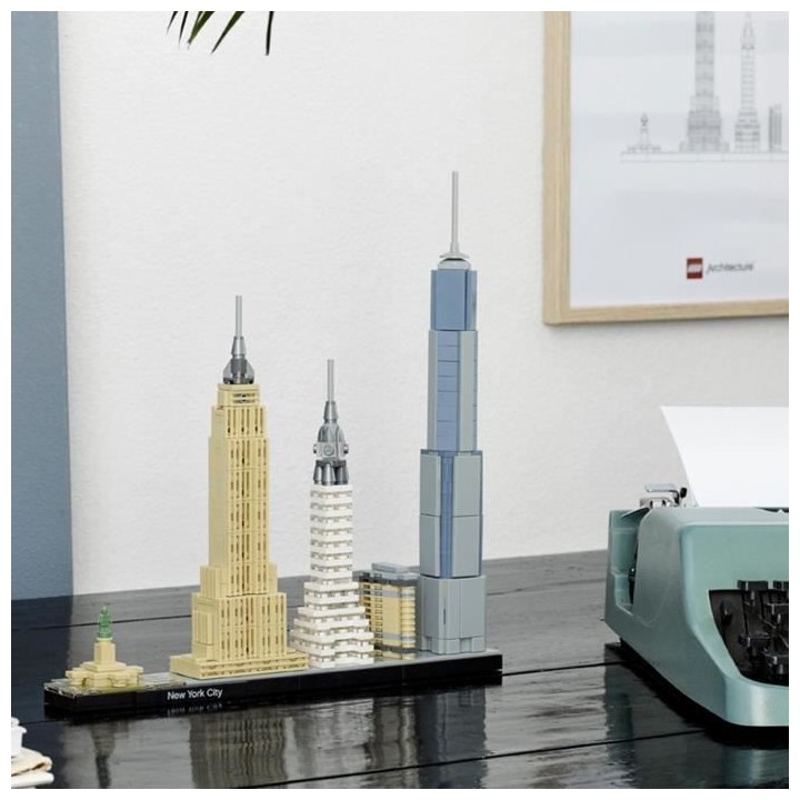 LEGO Architecture 21028 New York, Construction Maquette Miniature, Sta