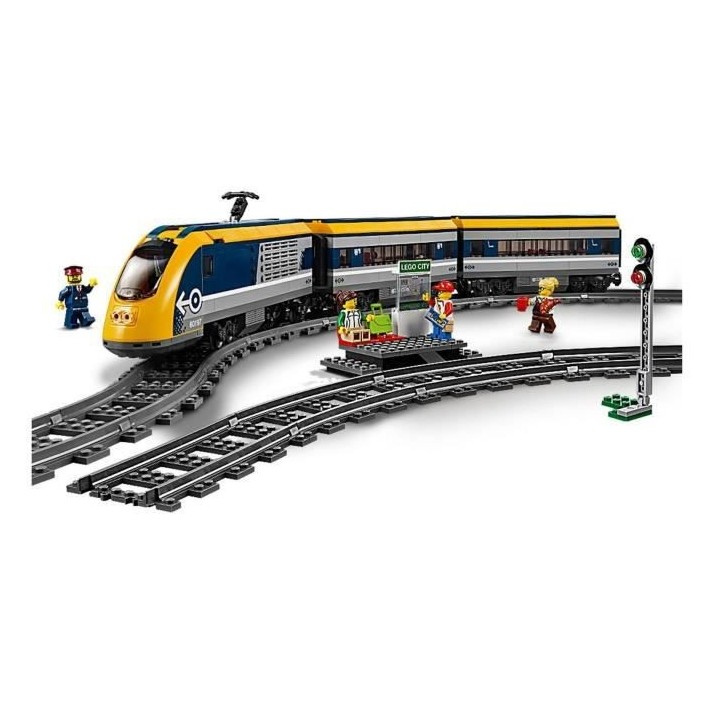 LEGO 60197 City Le train de Passagers Télécommandé Bluetooth, Moteu