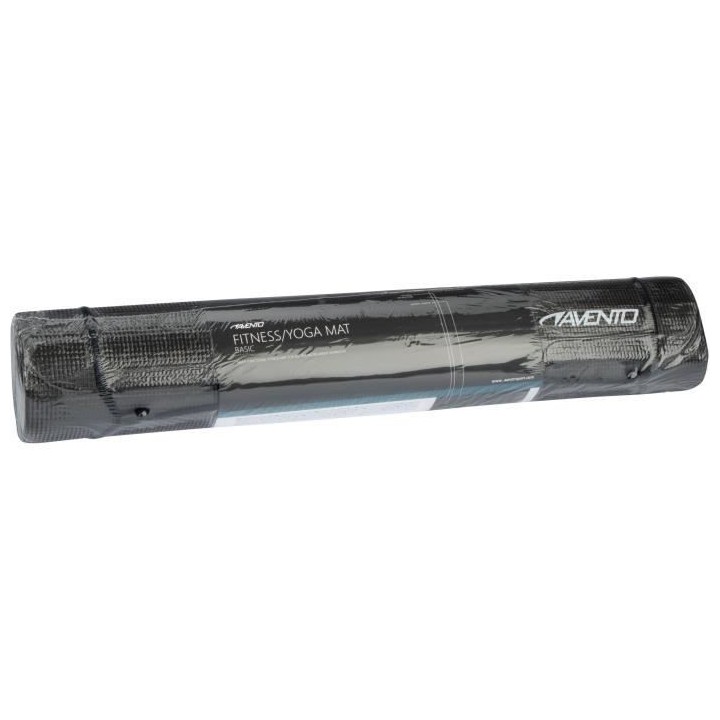 AVENTO Matelas d'exercice Synthétique 0,4 cm - Basic Noir
