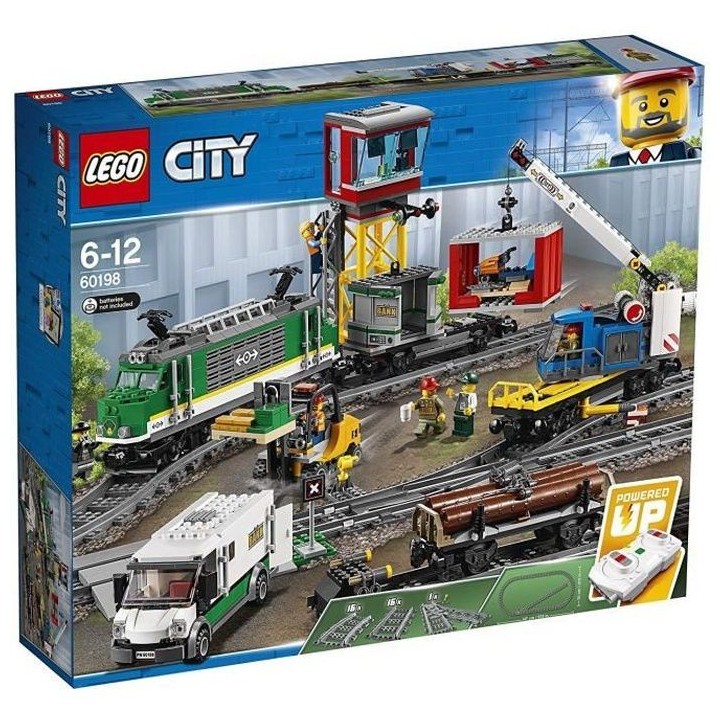 LEGO City 60198 Le Train de Marchandises Télécommandé
