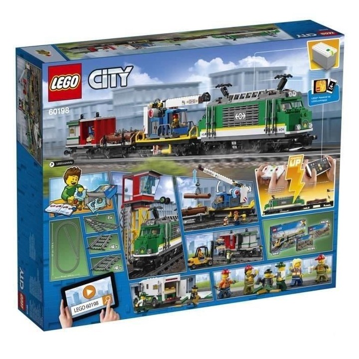 LEGO City 60198 Le Train de Marchandises Télécommandé