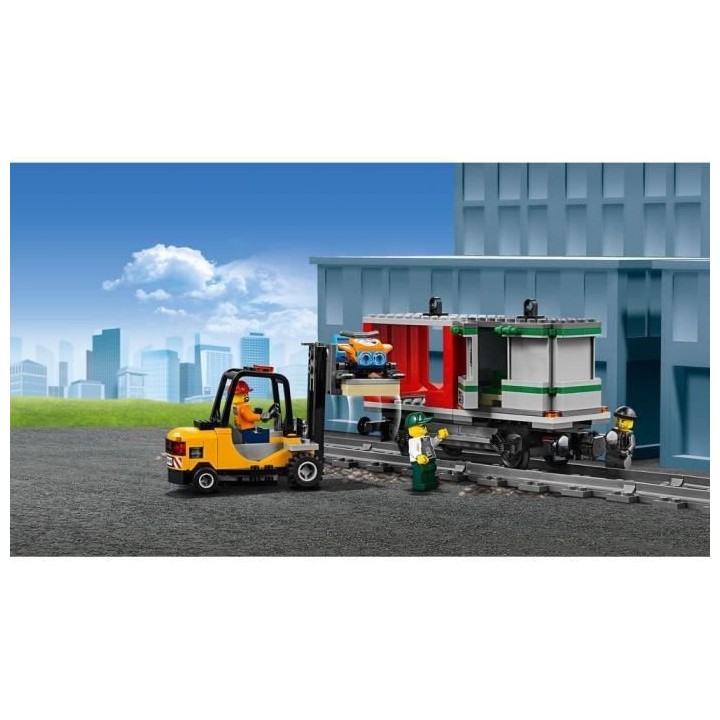 LEGO City 60198 Le Train de Marchandises Télécommandé
