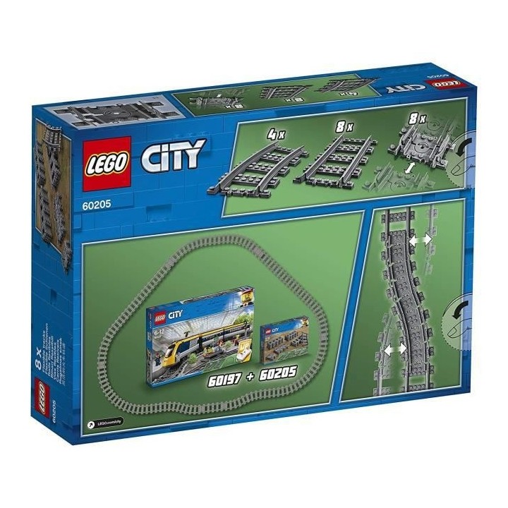 LEGO City 60205 Pack de Rails